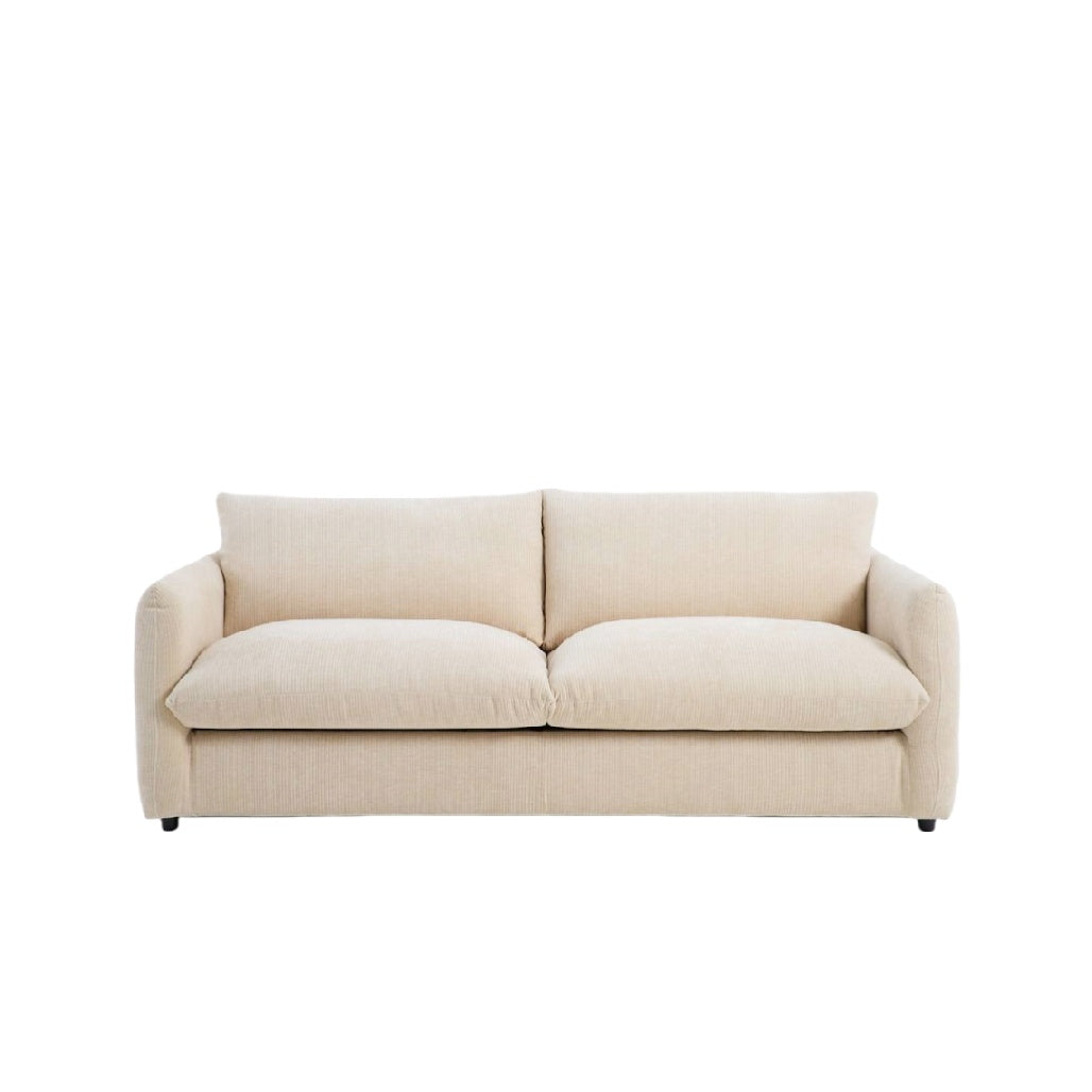 Sofa for living room use in fabric - 220 x 90 x 85