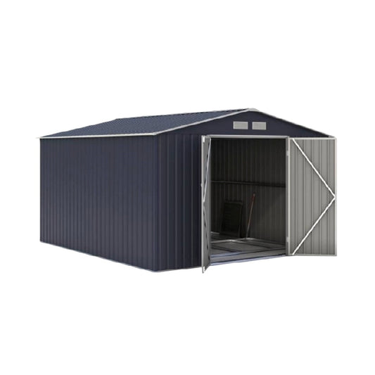 Metal Storage Shed for Outdoor Use - Galvanized Steel - 300 x 240 x 200
