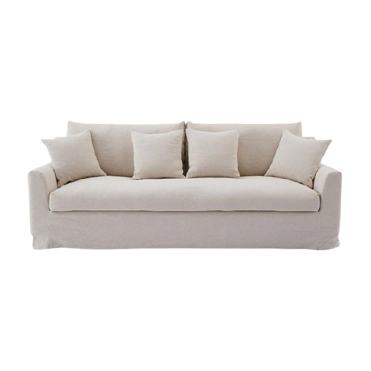 Sofa for Living Room Use in Fabric with Cushions - 200 x 90 x 85