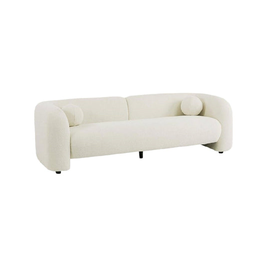 Sofa for living room in fabric upholstery - 200 x 90 x 75