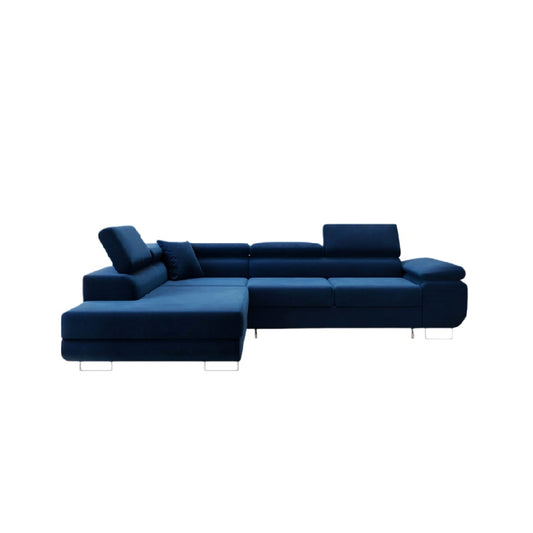 Sofa d'angle moderne pour salon en tissu - 240 x 90 x 75
